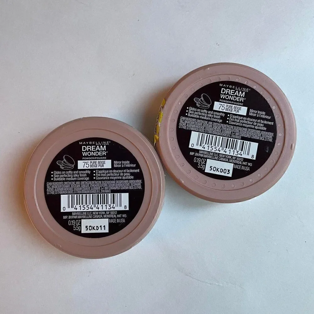 Maybelline Dream Wonder Powder in Pure Beige Lot of 2
